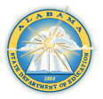 Logo image for the Alabama State Department of Education